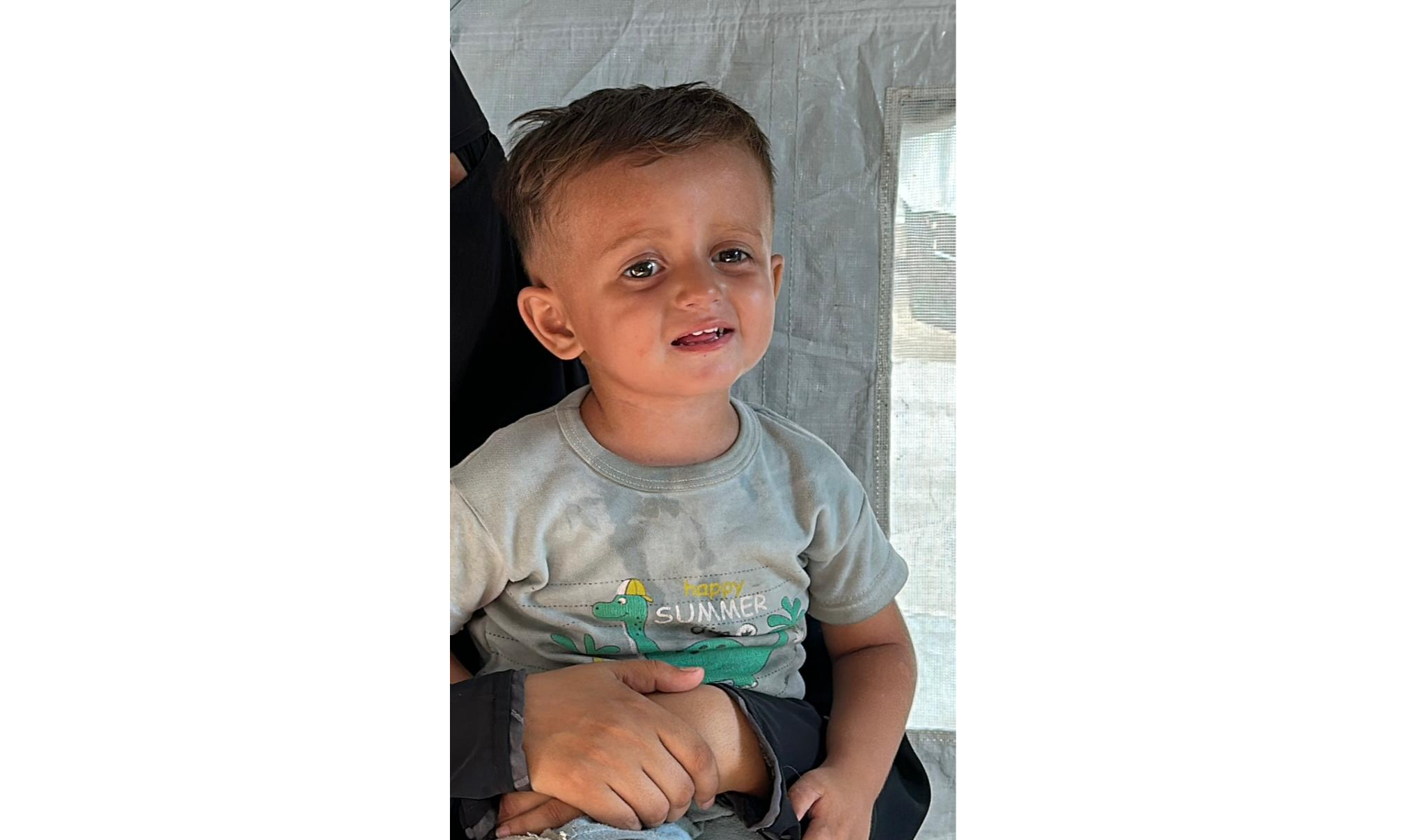 زين الدين طفل بريئ يتيم من غزة